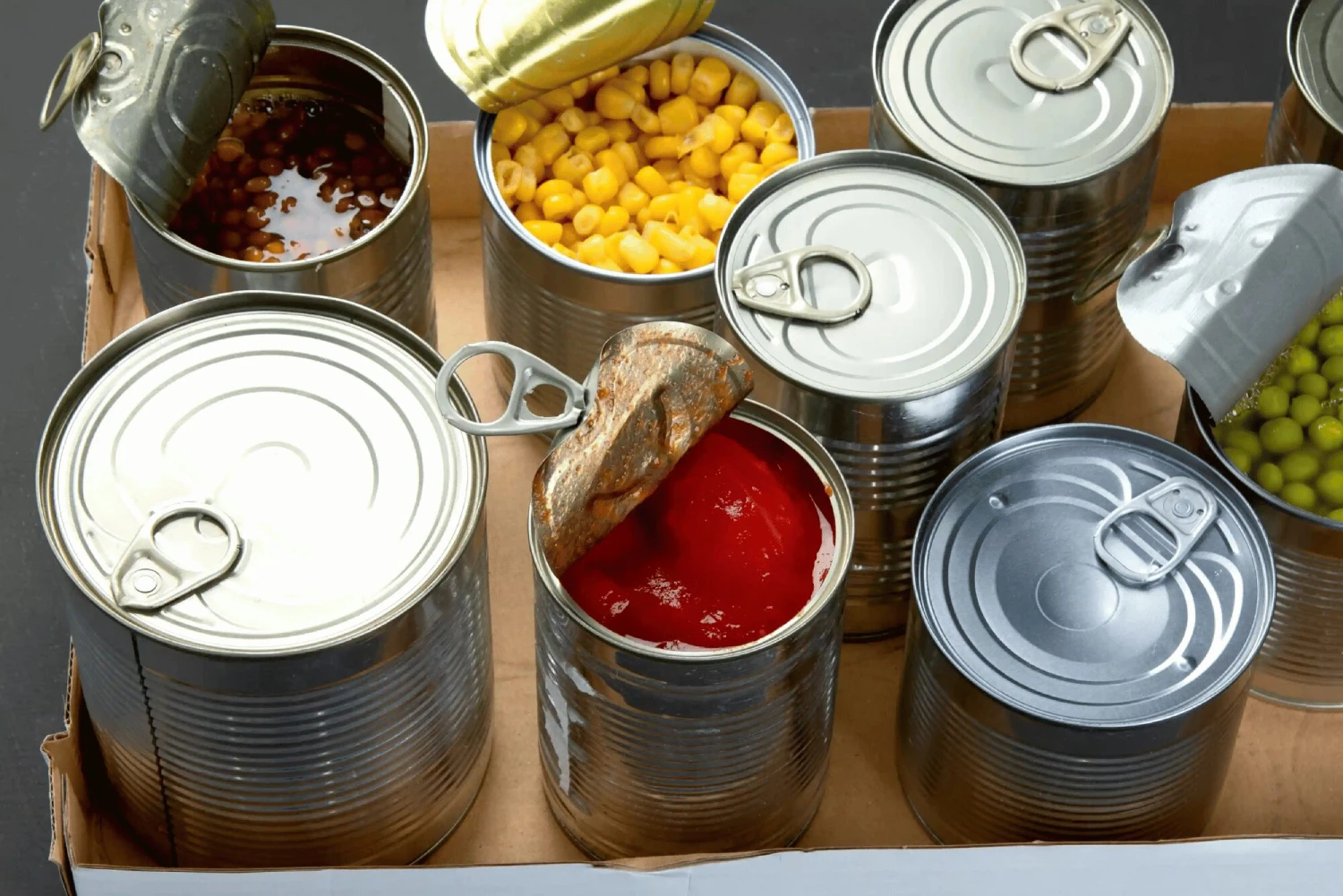 Canned veggies